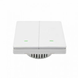 Intrerupator de perete RF cu buton fizic (alb) SmartWise B2W LN eWeLink smart WiFi - Img 3