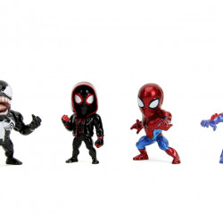 JADA MARVEL SPIDER MAN SET 4 FIGURINE METALICE 6.5CM - Img 2