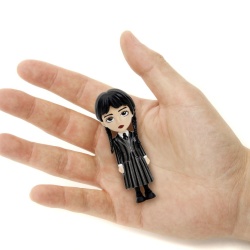 JADA WEDNESDAY SET 4 FIGURINE METALICE 6.5CM - Img 3