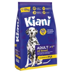 Kiani Hrana Uscata cu Aroma de Pui Talie M/L 10 Kg