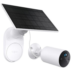 Kit camera de supraveghere + panou solar TP-Link Tapo C410 KIT, 3MP, 2K 2304x1296, Color Night Vision, Two-Way Audio, detectie AI, alarma luminoasa si sonora, acumulator, montare fara cabluri, IP65 - Img 3