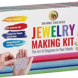 Kit Complet pentru Creare Brățări și Coliere din Mărgele de Lut Fimo (6084 Piese), Set DIY pentru Bijuterii cu Litere și Pandantive, Cadou Creativ pentru Fete - Img 2