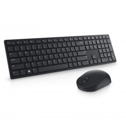 Kit tastatura + mouse wireless Dell KM5221W, retail box, US International layout,negru