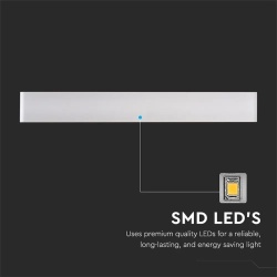 LAMPA LED 20W IP44 3000K ALB CALD - ALB - Img 4
