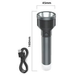 LANTERNA ALUMINIU 3W CU ACUMULATOR PLATINET - Img 5