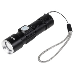 LANTERNA ALUMINIU LED 3W 3.7V 350MAH REBEL - Img 1