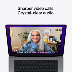 Laptop Apple MacBook Pro 16 (2021) cu procesor Apple M1 Pro, 10 nuclee CPU and 16 nuclee GPU, 16GB, 512GB SSD, Silver, RO Kb - Img 2