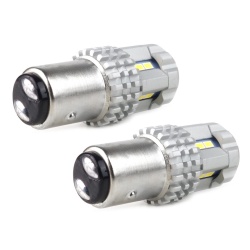 LED CANBUS 3020 22SMD UltraStralucitor 1157 BAY15D P21/5W Alb 12V/24V - Img 2