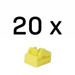 Lindy RJ-45 Port Blockers, 20pcs, Yellow