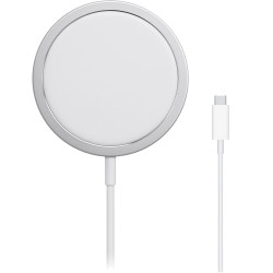 Magsafe charger incarcator wireless la USB Type-C, 15W, alb, pentru iPhone - Apple