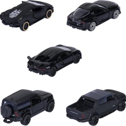MAJORETTE SET 5 MASINUTE METALICE BLACK EDITION - Img 2
