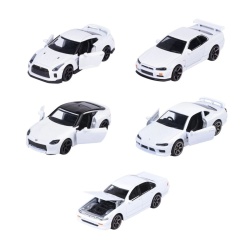 MAJORETTE SET 5 MASINUTE METALICE NISSAN SCARA 1 LA 64 - Img 2