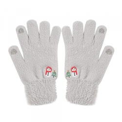 Manusi De Iarna Tactile Dama Techsuit ST0011, Marime 17cm, Gri