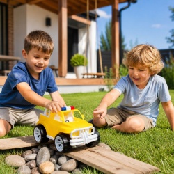 MASINA JEEP OFF ROADER GALBEN 39CM - Img 3