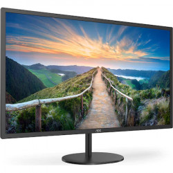 Monitor LED IPS AOC 31.5", WQHD, 75Hz, 4ms, Adaptive Sync, Speakers, DisplayPort, HDMI, Vesa, Negru, Q32V4 - Img 4