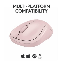 Mouse Logitech MK240 Silent Wireless ros - Img 3
