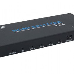 Multiplicator / Splitter HDMI2.0, 4K, EvoConnect B14IH 1x4 support 3D 4k@60Hz YUV 4:4:4, EDID, HDR, HDCP2.2