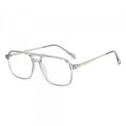 Ochelari De Calculator Unisex Techsuit 83092, Anti-Blue Light, Transparenti Argintii