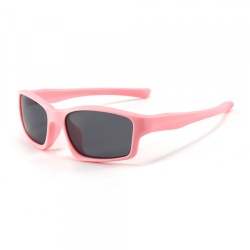 Ochelari De Soare Sport Copii Techsuit 8202-C22, Polarizati, Roz