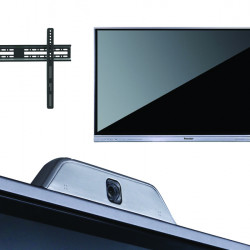 Pachet display interactiv DONVIEW DS-75IWMS-L05A cu suport de perete si camera videoconferinta