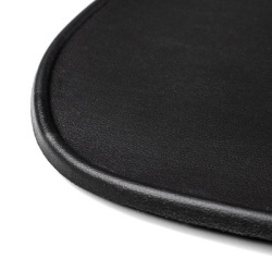 Pad ergonomic pentru mouse și suport pentru încheietura mâinii, din piele ecologică, mare, antiderapant - negru. - Img 6