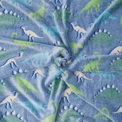 "Patura model fosforescent,Dino,200x220 - Img 5
