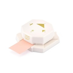 Perforator decorativ 4 in 1 pentru colturi si etichete Vaessen Creative Retro Labels, trimmer perforare unghiuri eticheta cadou, decupare hartie foto si carton invitatii - Img 3
