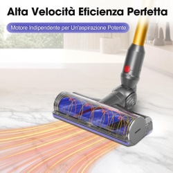 Perie Motorizată Turbo pentru Aspirator Dyson V12 Detect Slim / V12 Origin / V12 Slim Absolute, Cap Electric Motorbar cu Tehnologie Anti-Încâlcire, pentru Covoare, Parchet și Gresie - Img 2