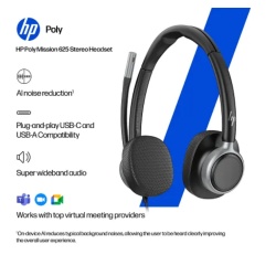 Poly Mission 625Stereo USB Wired Headset - Img 4