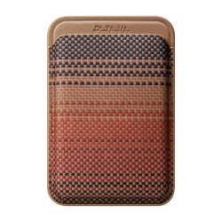 Portofel Pitaka MagSafe Woven, Fibra de Aramida, Sunset