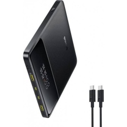 POWER BANK Baseus Blade H1, 20000mAh, PD 100W, ultra thin, 2 x USB; 2 x USB Type-C, display digital pt. status baterie, total 5A, include cablu USB Type-C la USB Type-C, negru, "P10021604123-00" (timbru verde 0.98 lei) - 6932172682446 - Img 2