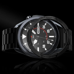 Protectie din aluminiu Spigen Chrono Shield pentru Samsung Galaxy Watch 3 45mm negru - Img 3