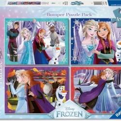 PUZZLE DISNEY FROZEN 4X100