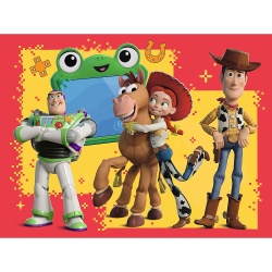 PUZZLE TREFL 30 PREMIUM PLUS KIDS TOY STORY 5 AVENTURILE CU JUCARII CU POSTER - Img 2