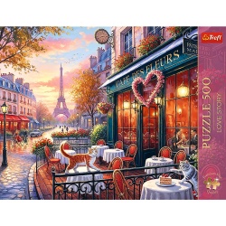 PUZZLE TREFL 500 PREMIUM PLUS DRAGOSTE LA PARIS - Img 3