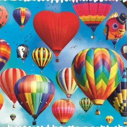 PUZZLE TREFL 600 CU PIESE CIUDATE - BALOANE COLORATE - Img 2