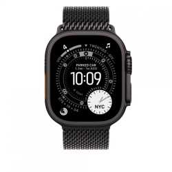 RESIGILAT - Curea pentru Apple Watch 49mm, Milanese Loop, Black Titanium, Small - Img 3