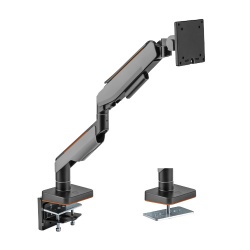 RESIGILAT - Suport monitor cu prindere pe masa, Blackmount BM-MNT61, ecrane 17"-49", max.20 kg, gri inchis, single