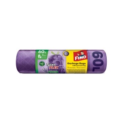 Saci menajeri aromati cu parfum de lavanda cu snur, Fino, 60l, 8 buc