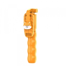 Selfie Stick Bluetooth Techsuit KT01, Universal, Portocaliu
