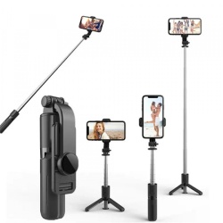 Selfie Stick Bluetooth Techsuit L11, Universal, Negru