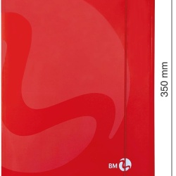 Set 10 Dosare cu 3 Clape și Elastic BM BeMore, Format A4 (25.5 x 35 cm), Carton Rigid 700 g/m², Culori Asortate - Img 3