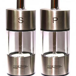 SET 2 RASNITE SARE & PIPER, INOX, 9 CM