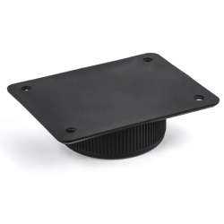 Set 4 picioare reglabile pentru mobilier GOLF II, înălțime ajustabilă, Negru - Img 3