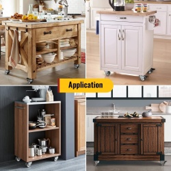 Set 4 Roți Pivotante pentru Mobilier HOLKIE Heavy Duty 50mm, Cu Frână, Capacitate Totală 400 kg (2 cu Frână și 2 fără) - Img 3