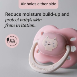Set 4 Suzete Ortodontice Tommee Tippee Ultimate Fit 0-6 Luni, Tetină Simetrică din Silicon Fără BPA, Design Club House cu Orificii de Ventilație pentru Piele Sensibilă - Img 2