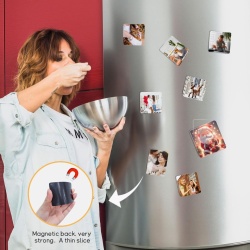 Set 50 Magneți Personalizabili Typec, Formă Dreptunghiulară 7.5 x 5.5 cm (2.95 x 2.16 inch), Cu Suport Magnetic Puternic, Blank-uri DIY pentru Cadouri și Decor Suport Frigider - Img 6