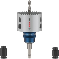 Set Bosch Professional 2608594399, carota 68 mm MultiMat + adaptor Power Change+