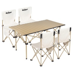 SET CAMPING MASA+4 SCAUNE METALICE PLIABIL REBEL ACTIVE - Img 2