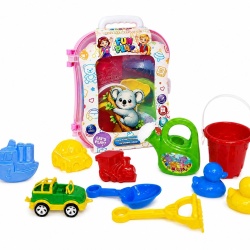 SET MICUL CALATOR RUCSAC PENTRU NISIP ROZ - Img 2